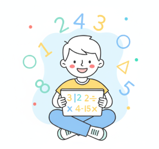 Math learning illustration